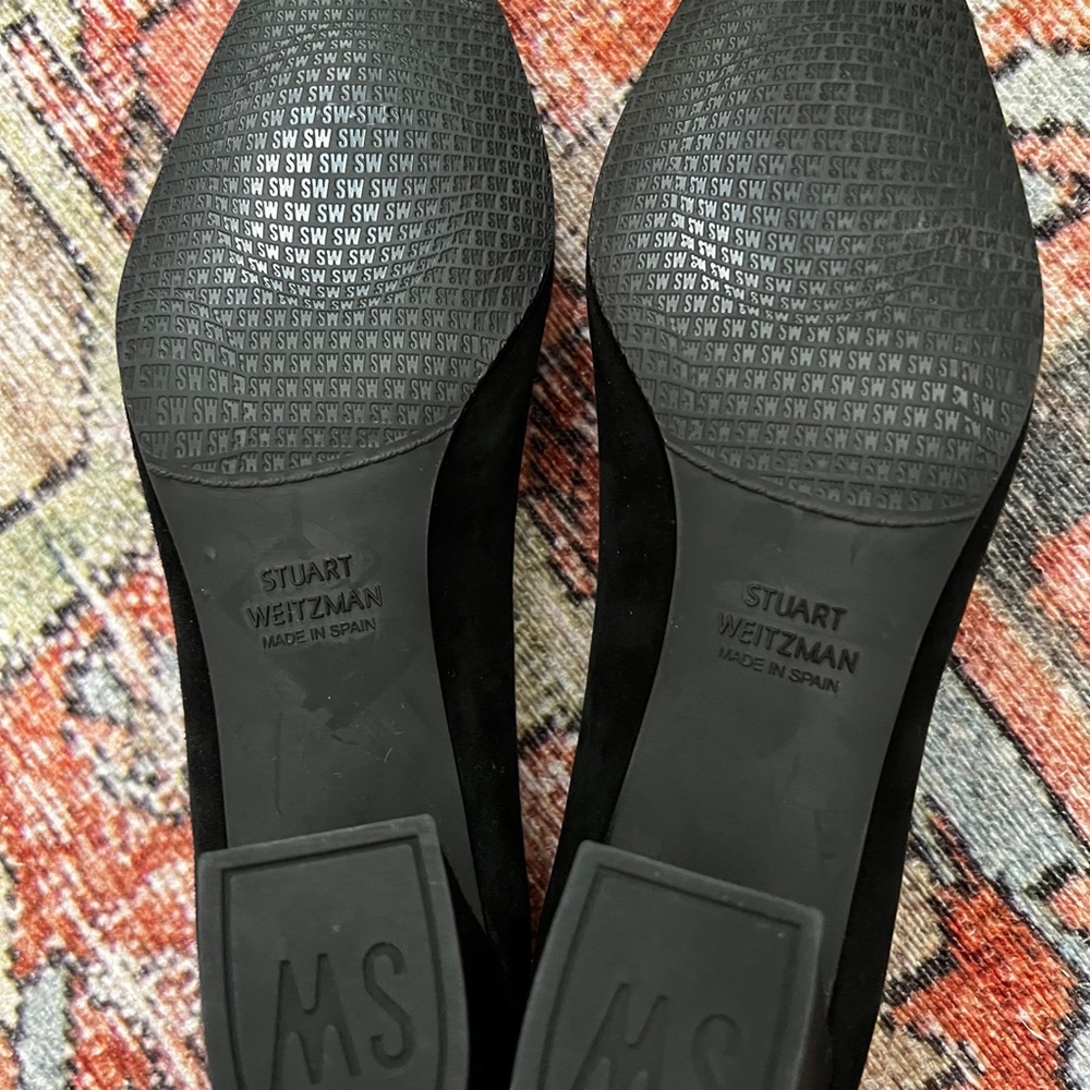 Stuart Weitzman Suede Block Heel - image 4